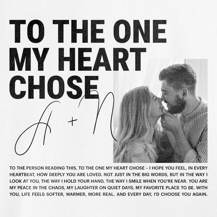 Personalized Hoodie "Heart Chosen"