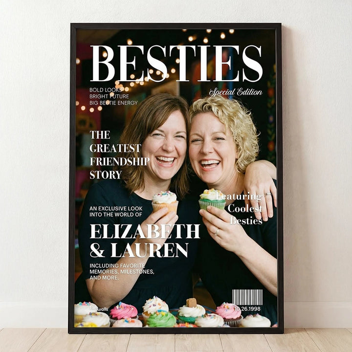 Personalized Poster "Besties Magazine"