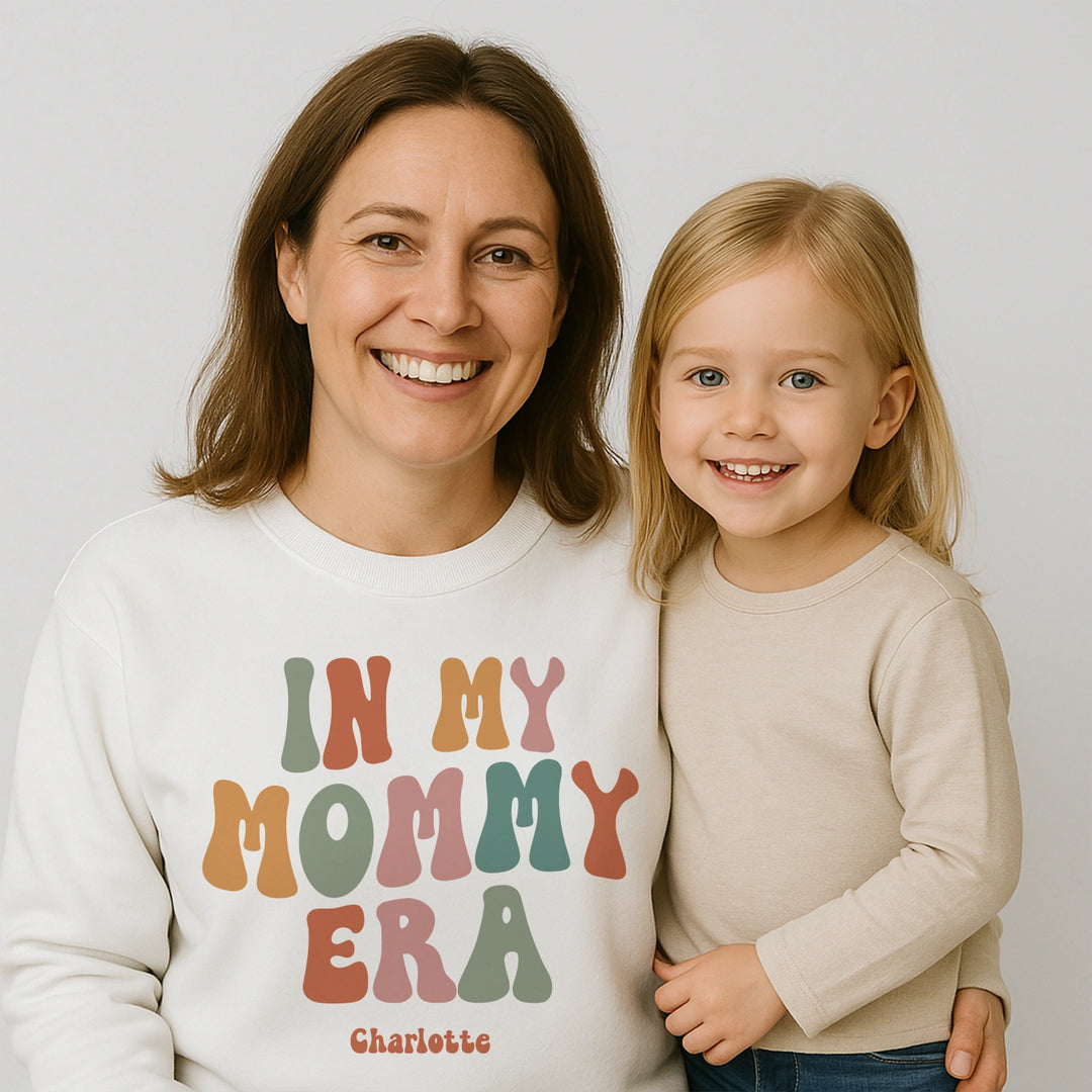 Personalisierter Sweater "In My Mommy Era"