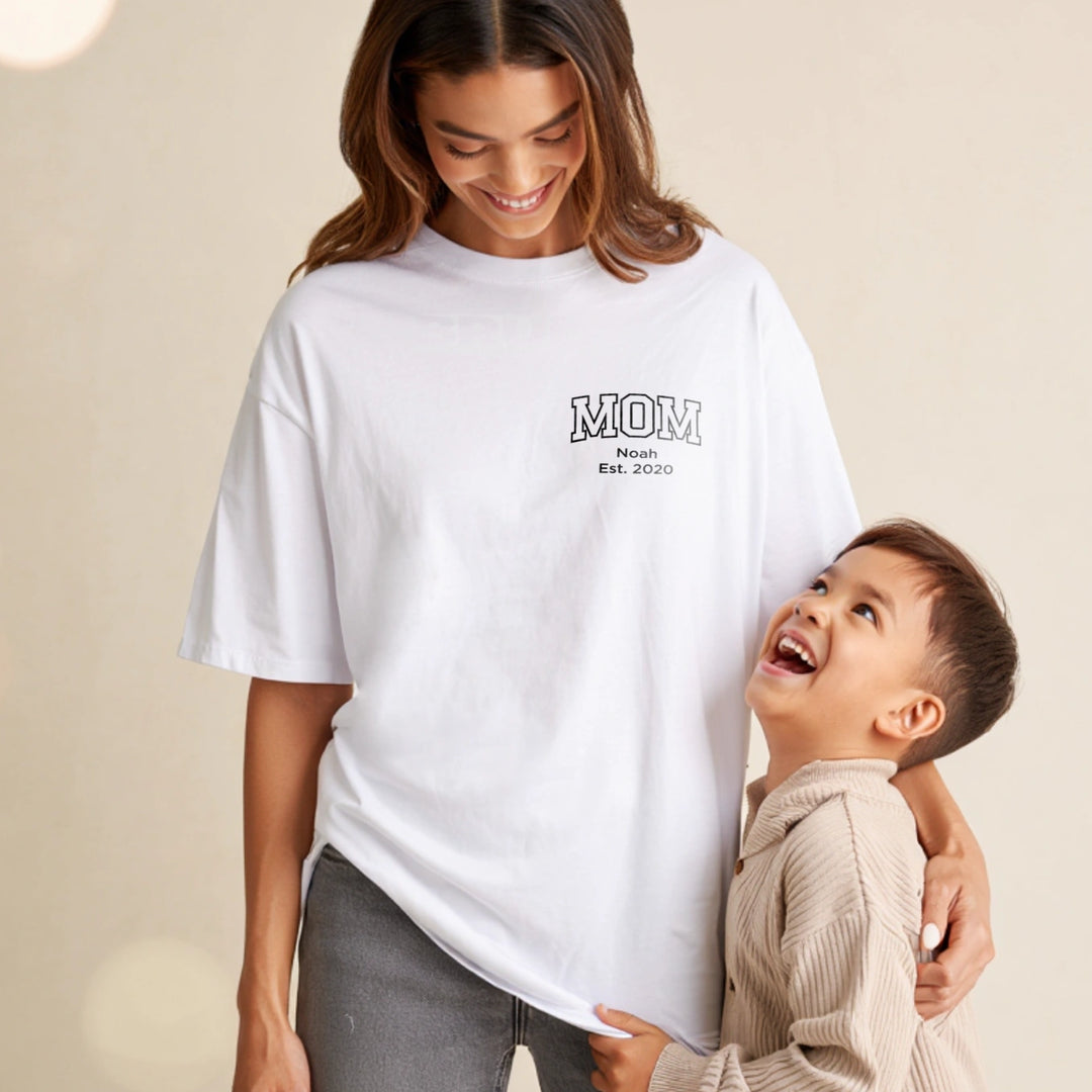 Partnerlook Oversized T-Shirts - Mom