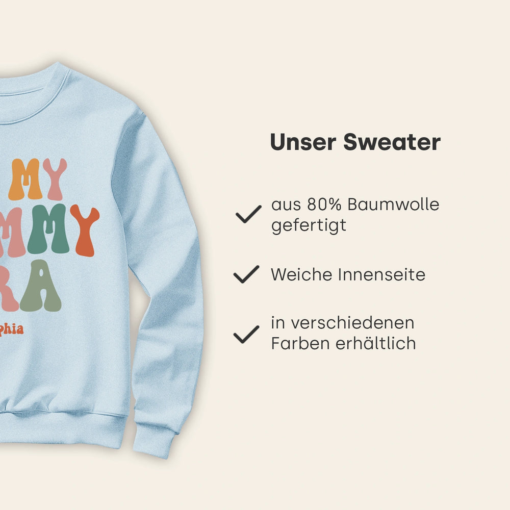 Personalisierter Sweater "In My Mommy Era"