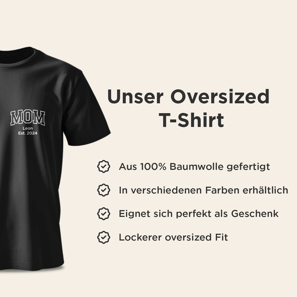 Partnerlook Oversized T-Shirts - Mom