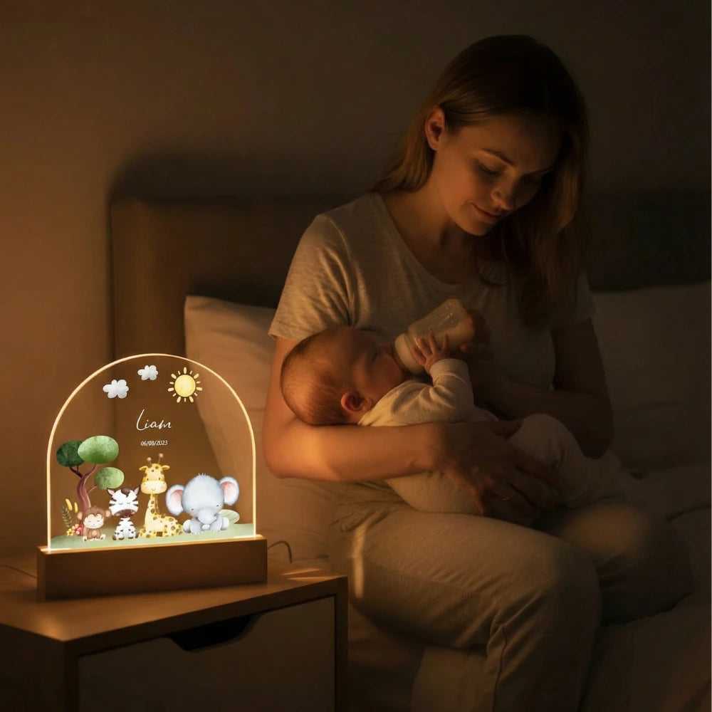 Personalized Night Light "Safari"