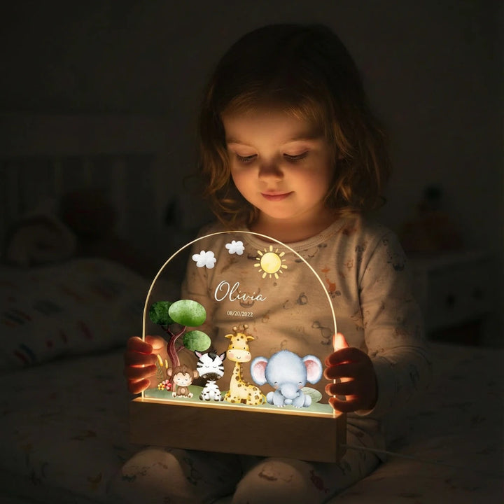 Personalized Night Light "Safari"