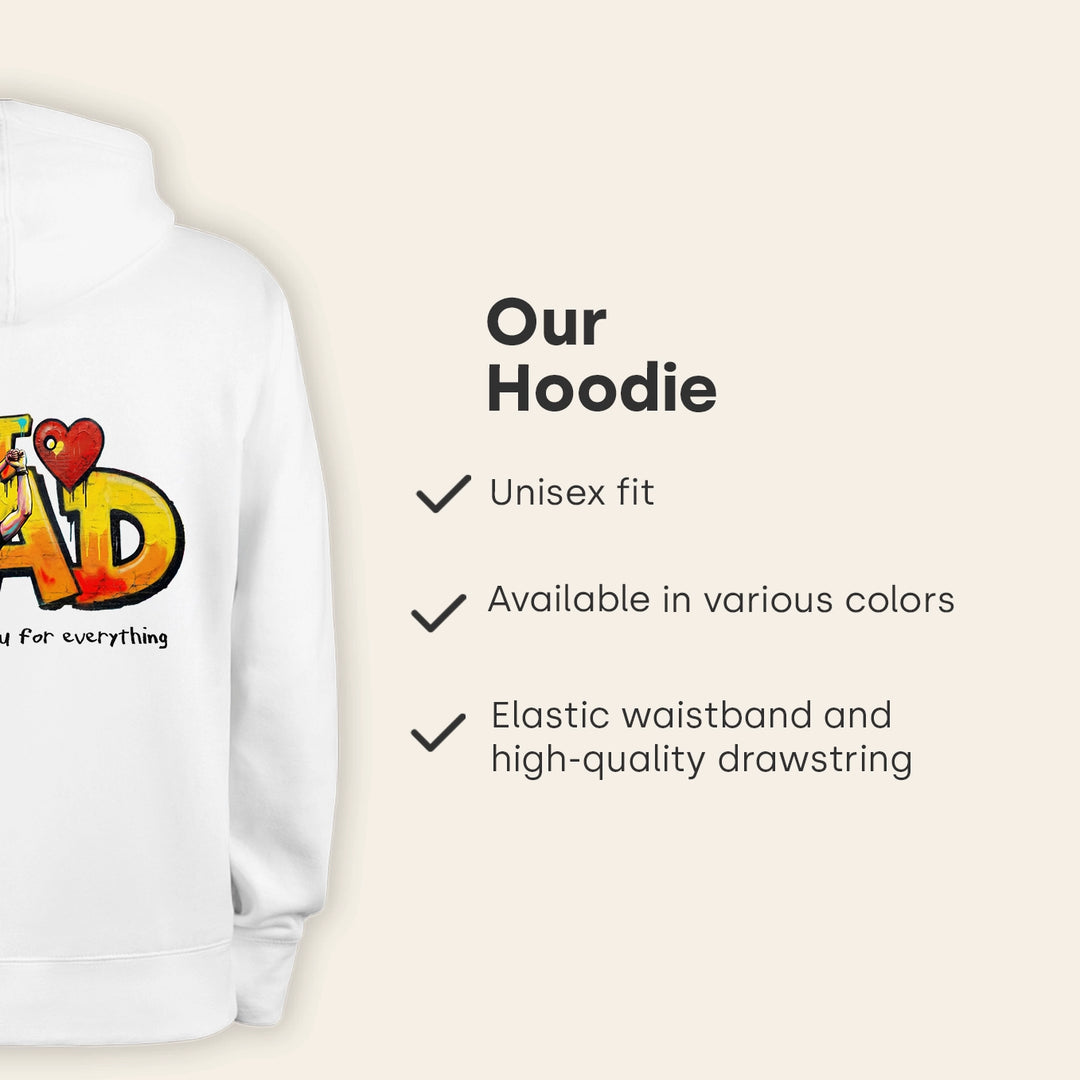 Personalized Hoodie Love "DAD"