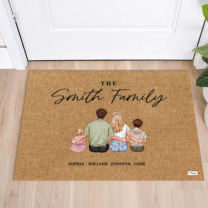 Personalized Doormat "Family"