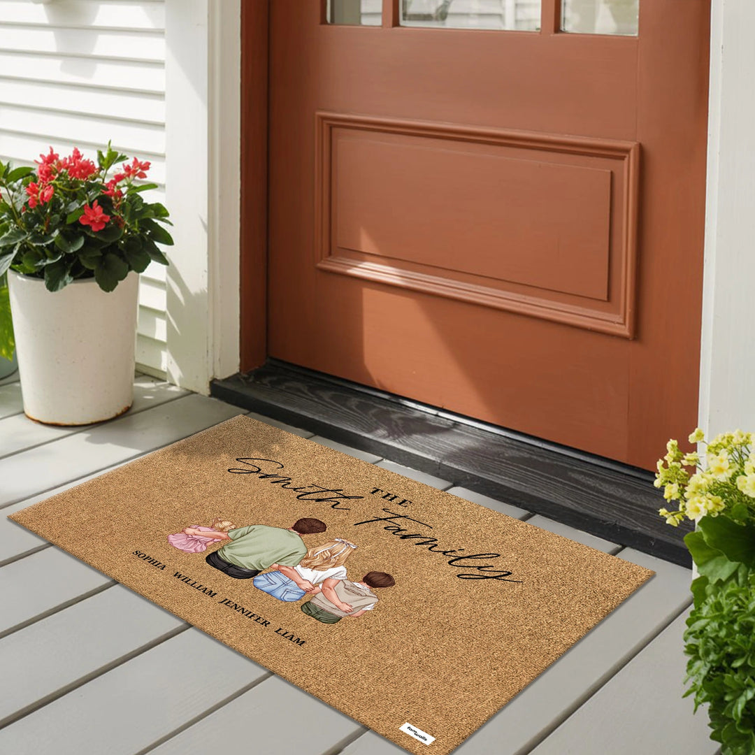Personalized Doormat "Family"