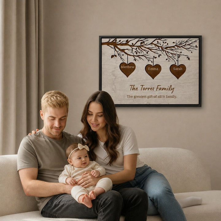 Personalized Canvas "Our Family"