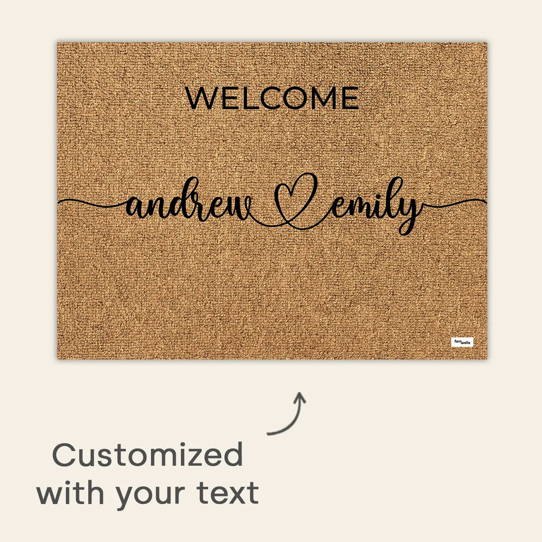 Personalized Doormat "Your Names"