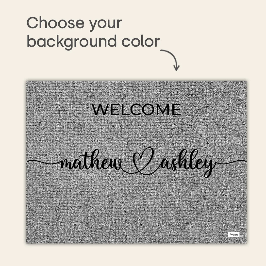 Personalized Doormat "Your Names"