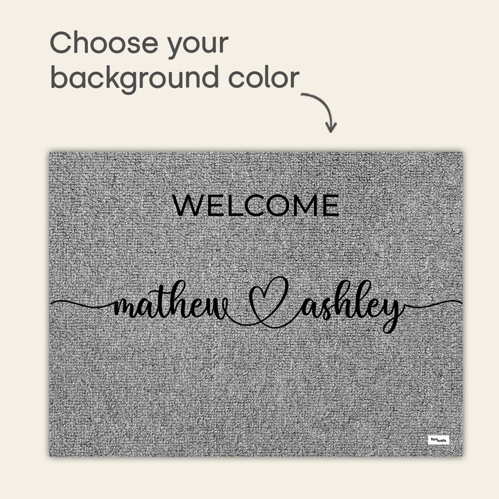 Personalized Doormat "Your Names"