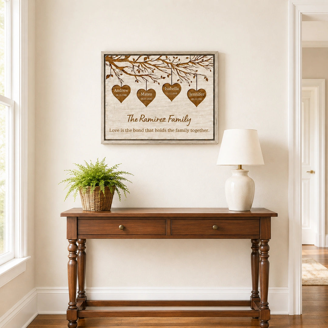 Personalized Canvas "Our Family"