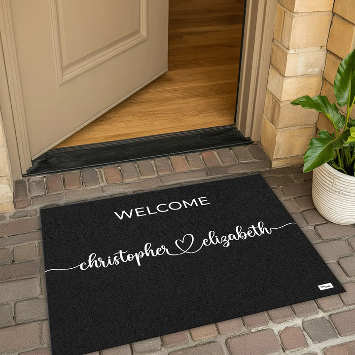 Personalized Doormat "Your Names"