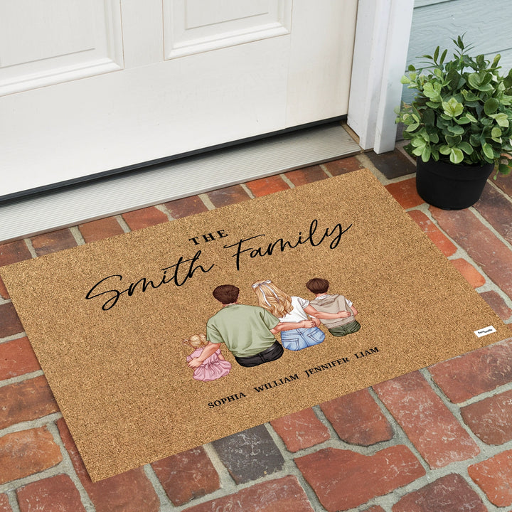Personalized Doormat "Family"