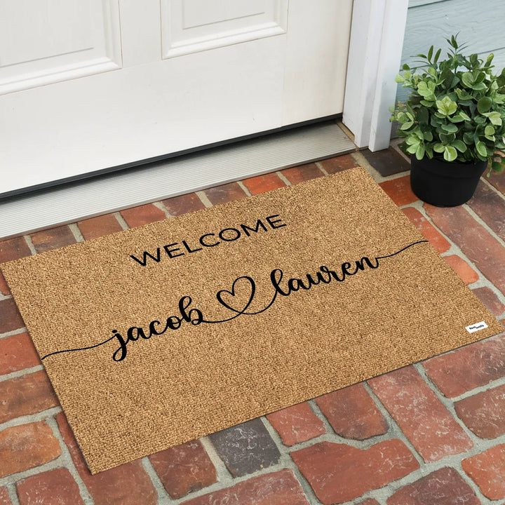 Personalized Doormat "Your Names"