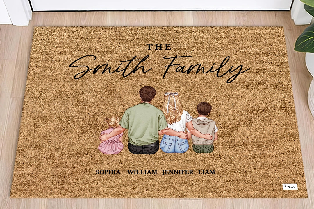 Personalized Doormat "Family"