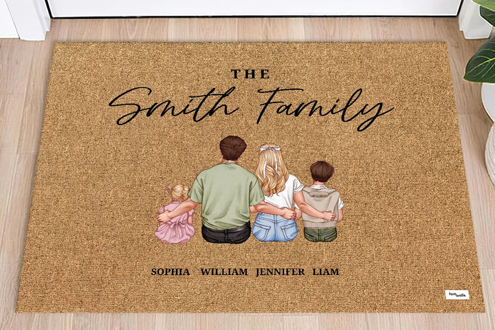 Personalized Doormat "Family"