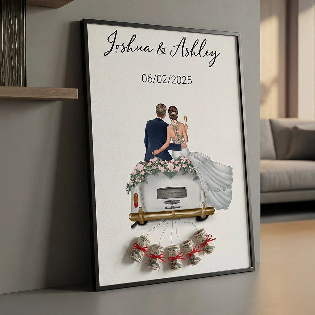 Personalized Poster "Just Married"