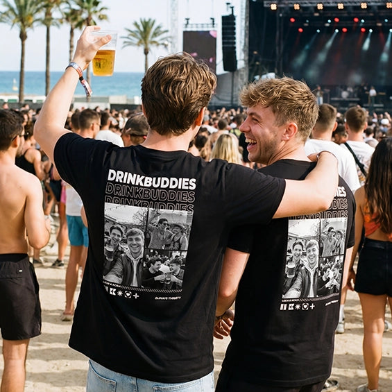 Personalized T-Shirt "Drinkbuddies"
