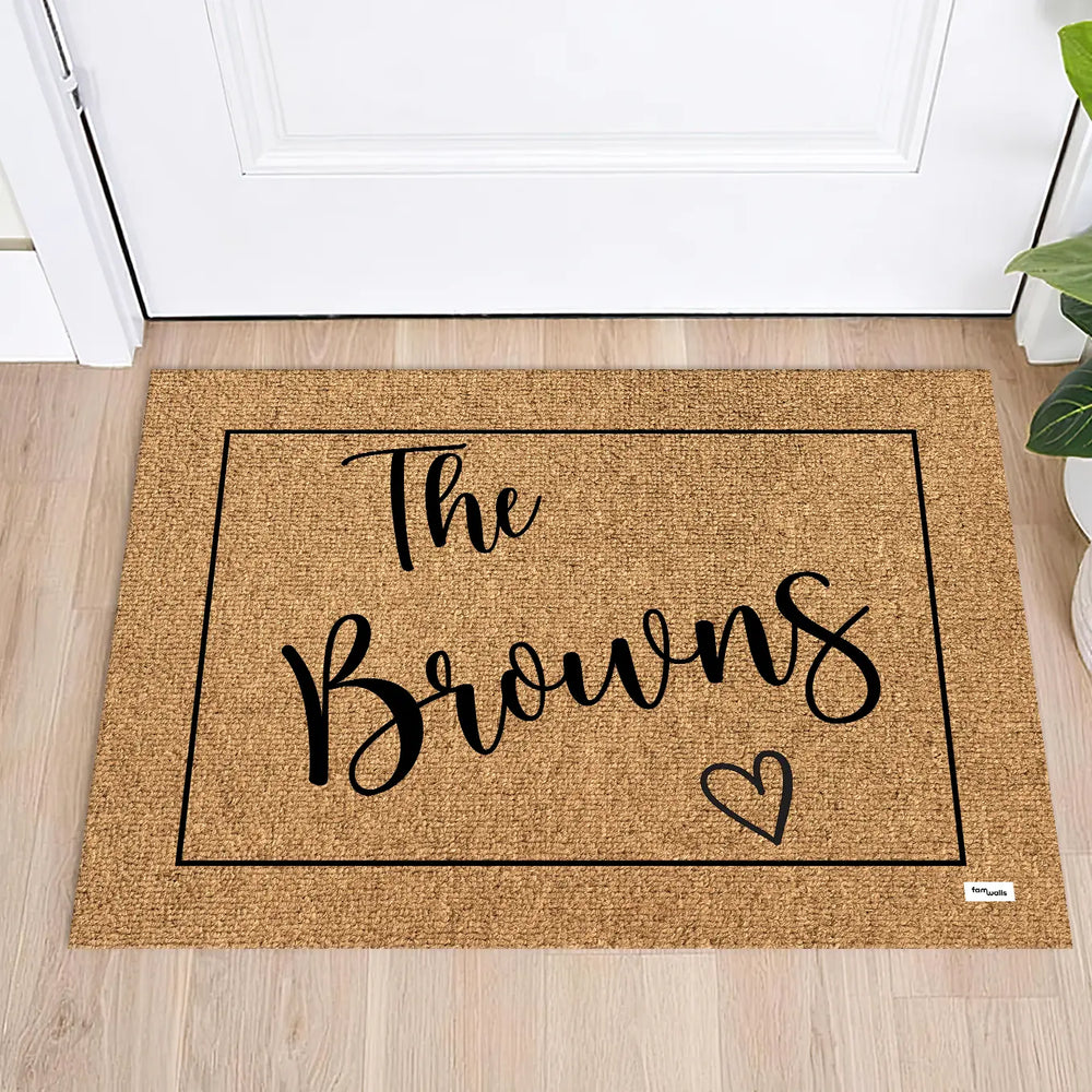 Personalized Doormat “Family Name”