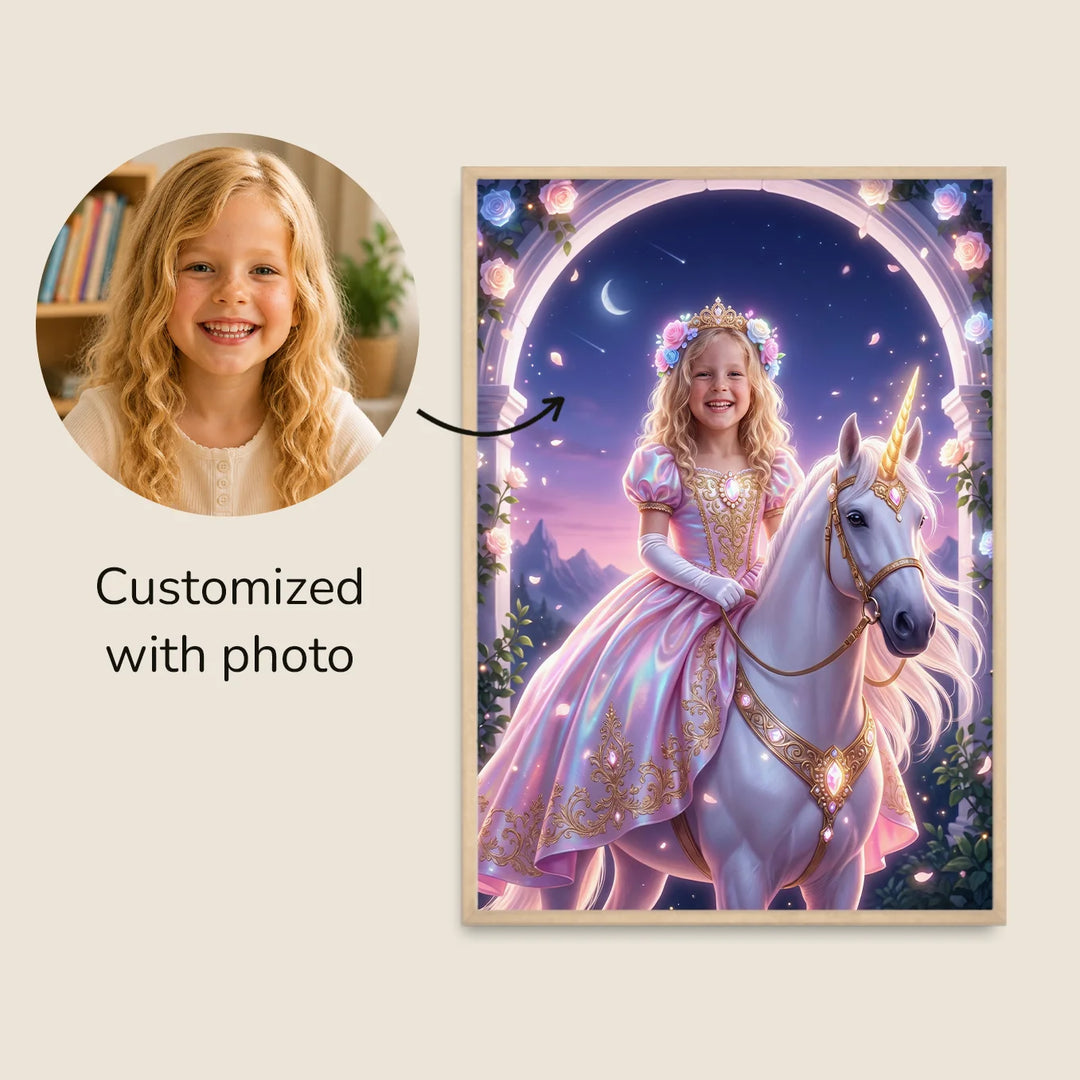 Personalized Poster "Unicorn Princess"