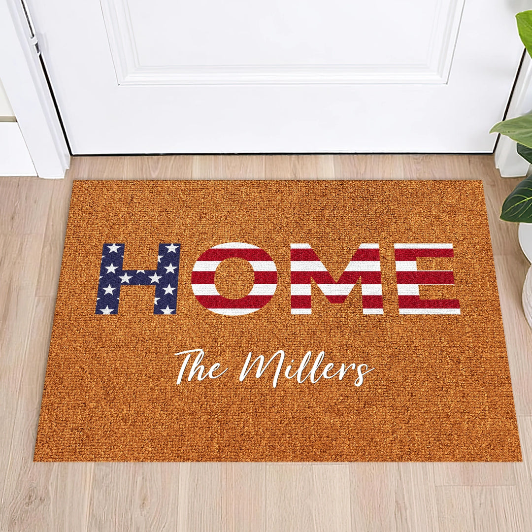 Personalized Doormat “HOME”