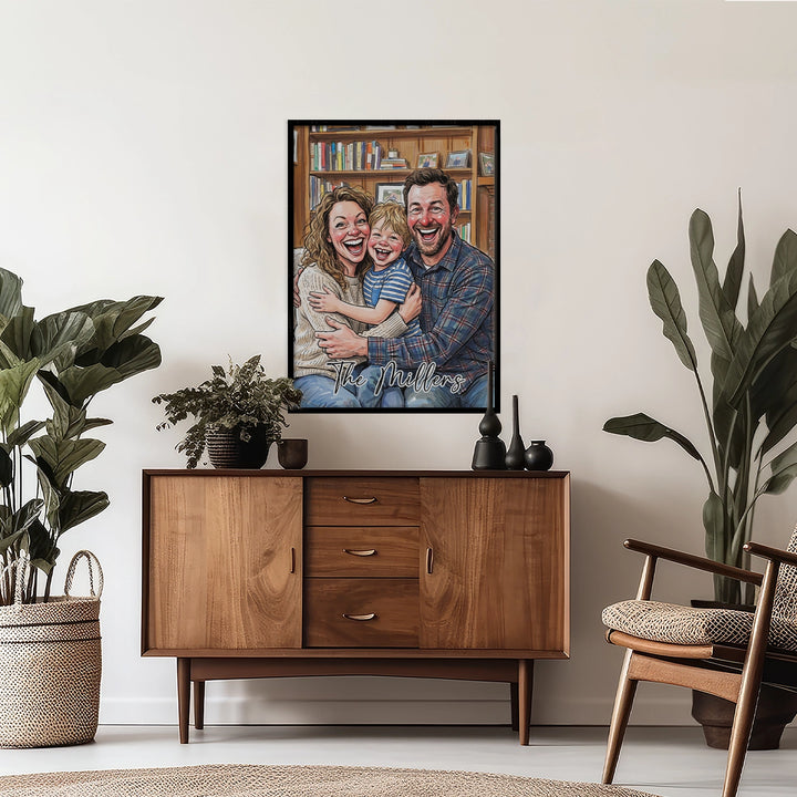 Personalized Poster "Sketch Family"