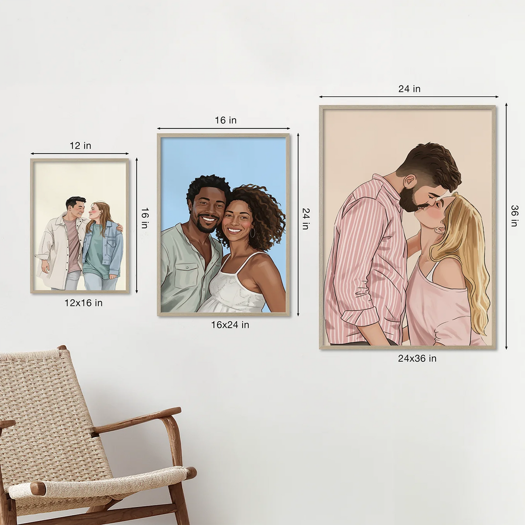 Personalized Poster "Couple Portrait"