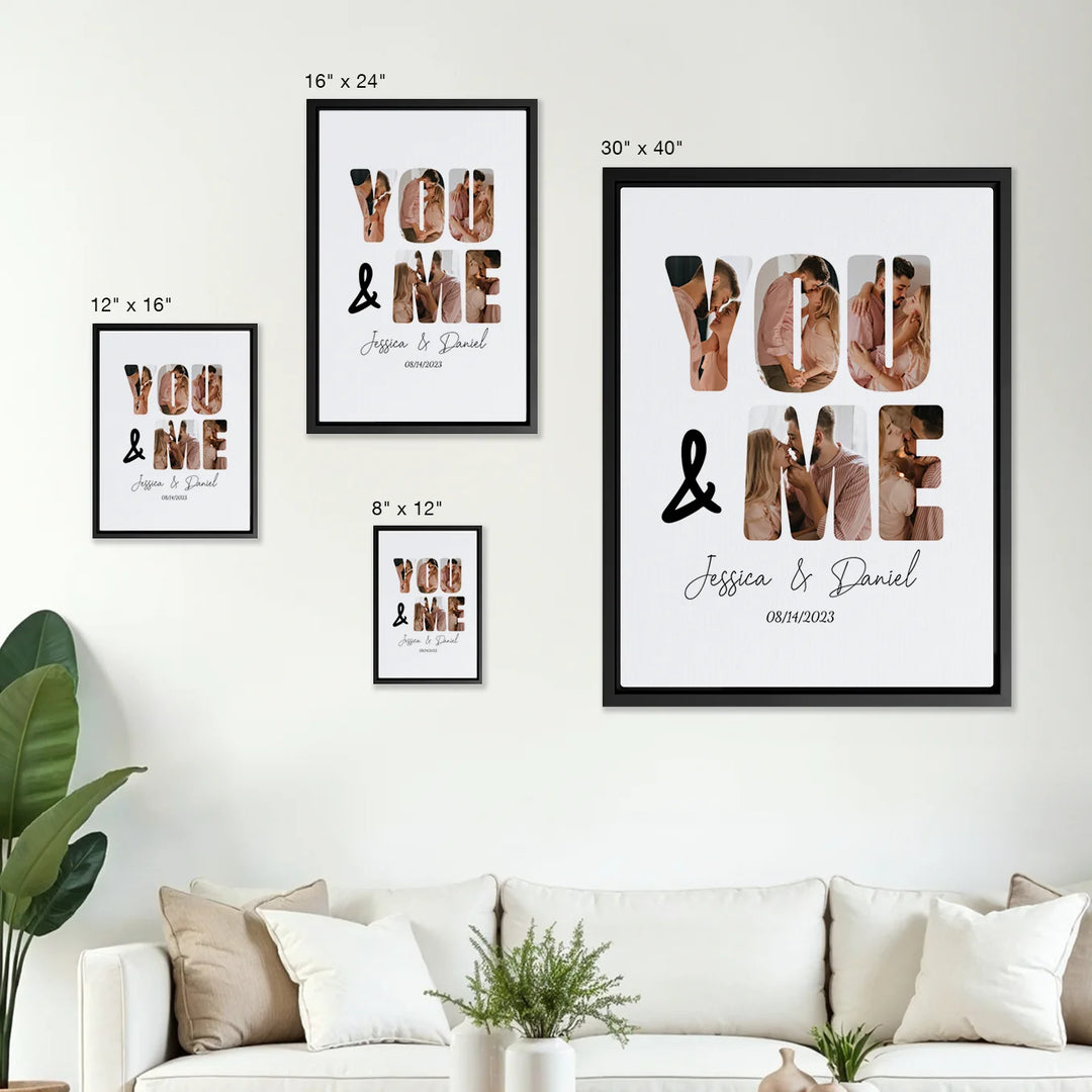 Personalized Canvas "You & Me"