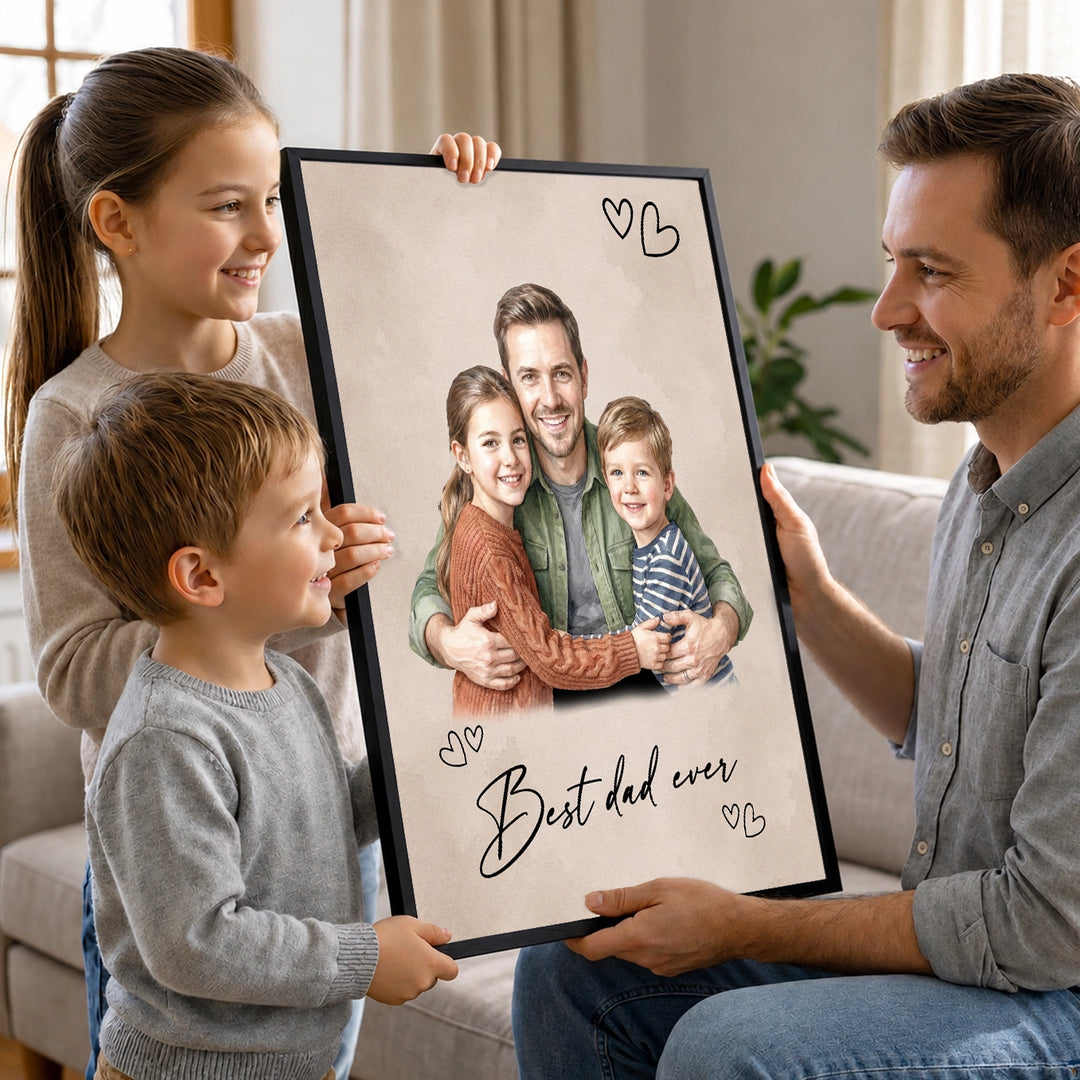 Personalized Poster "Best Dad Ever"