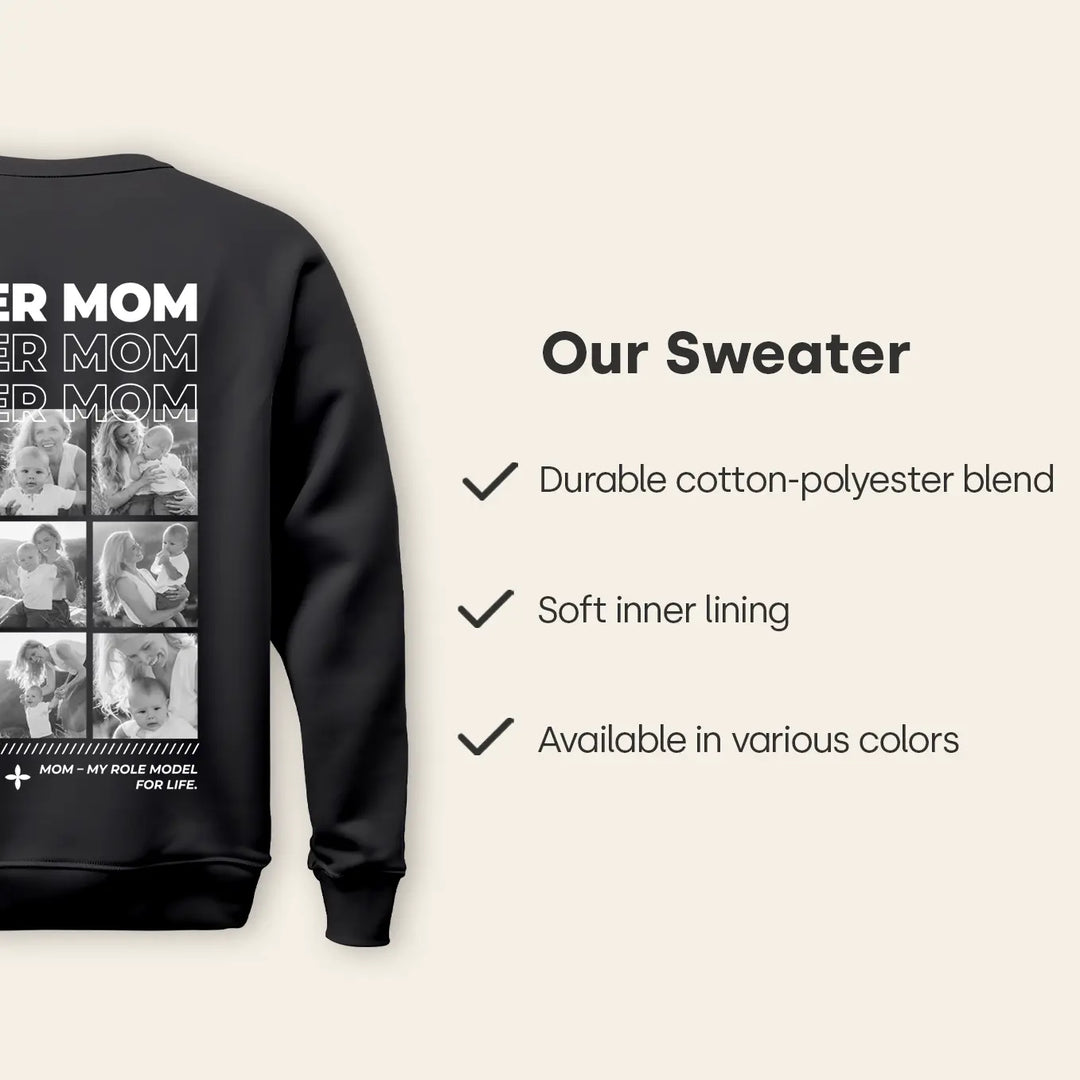 Personalized Sweater "Mom" with Photos