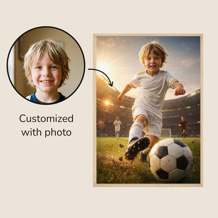 Personalized Poster "Football Boy"