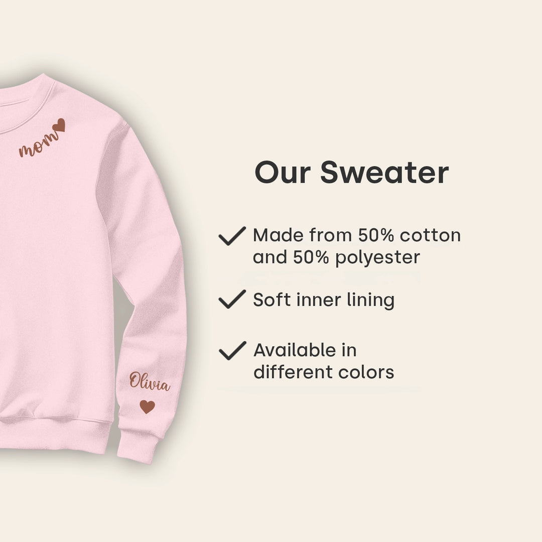 Personalized Sweater "Dear Mom"
