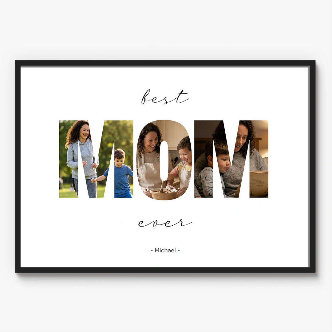 Photo Poster "Mom Word"