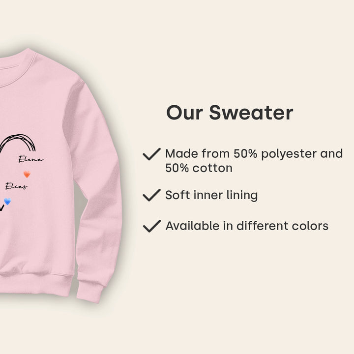 Personalized Sweater "Little Hearts"