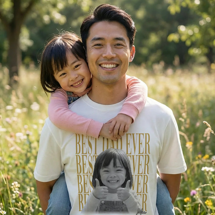 Personalized T Shirt "Best Dad Ever"