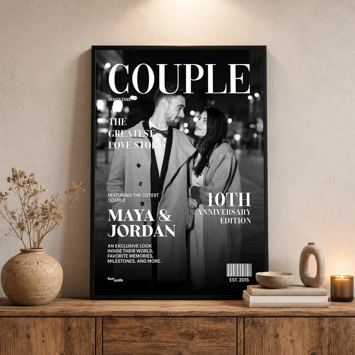 Personalized Poster "Couple Magazine"