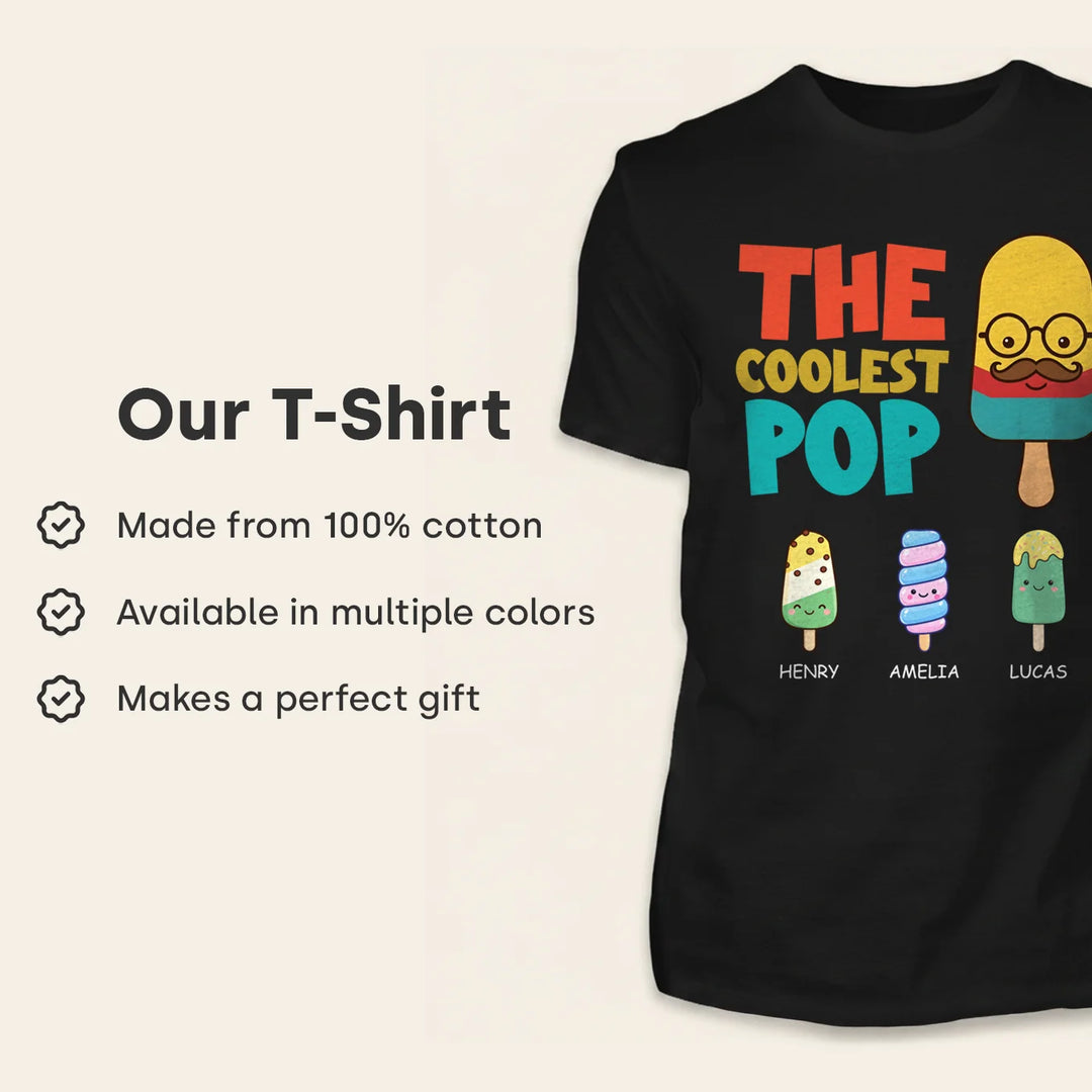 Personalized T-Shirt "Coolest Pop"