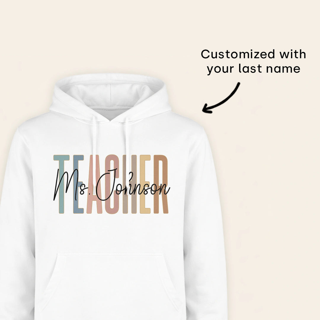 Personalized Hoodie "Teacher"