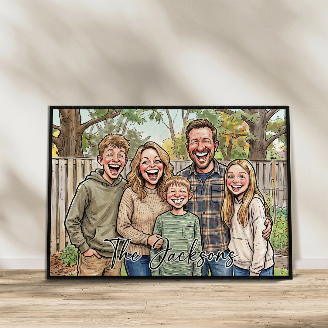 Personalized Poster "Sketch Family"