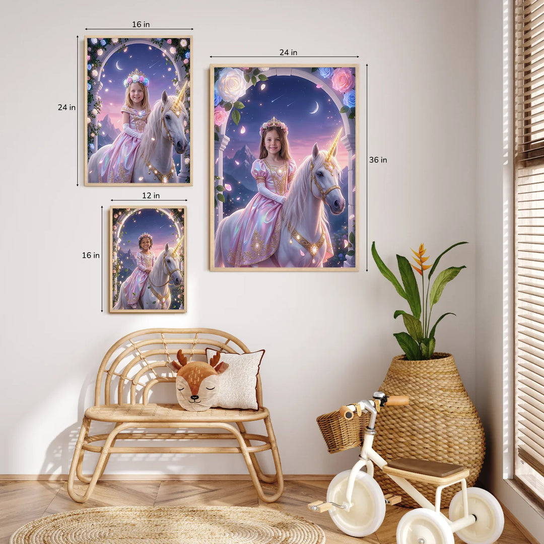 Personalized Poster "Unicorn Princess"