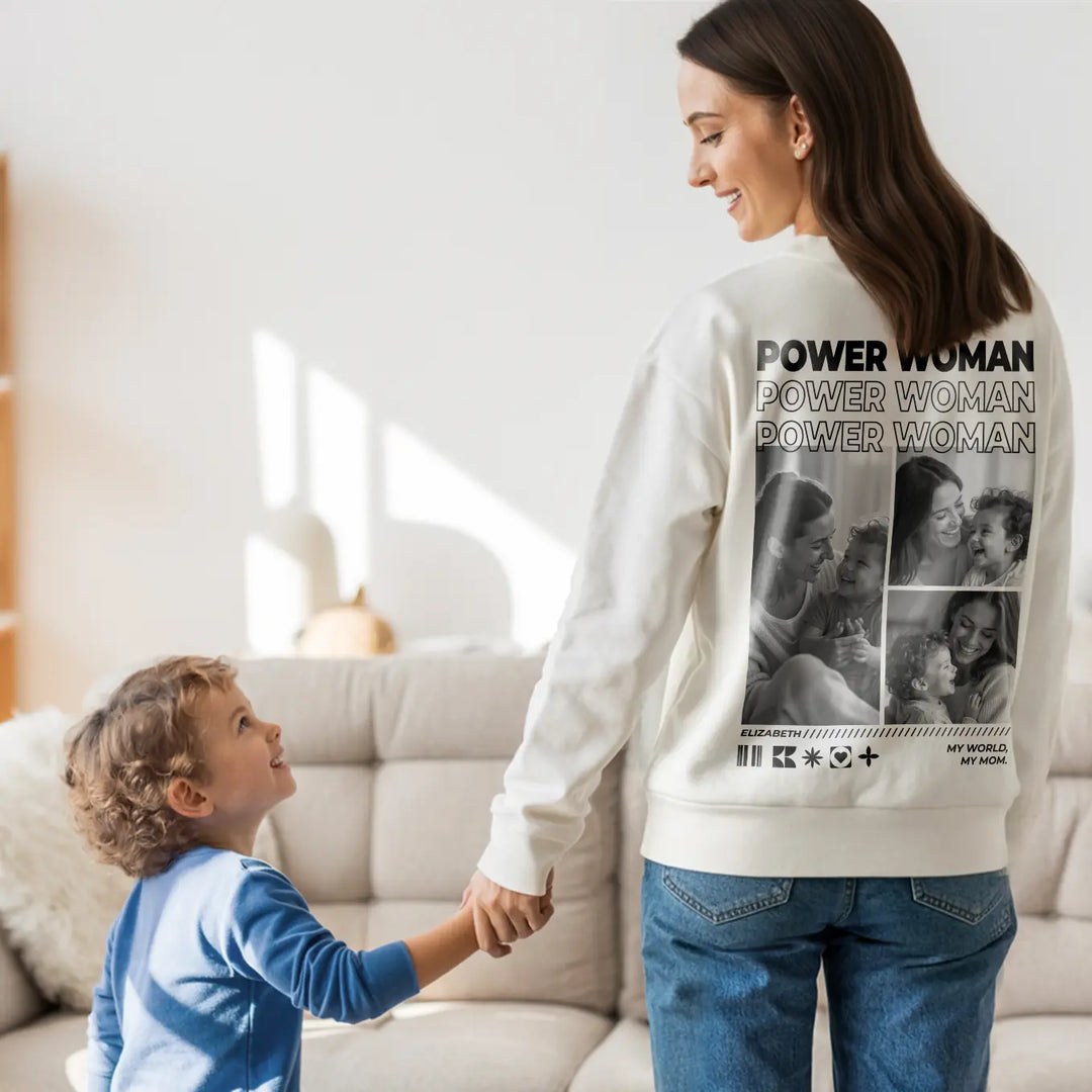 Personalized Sweater "Mom" with Photos