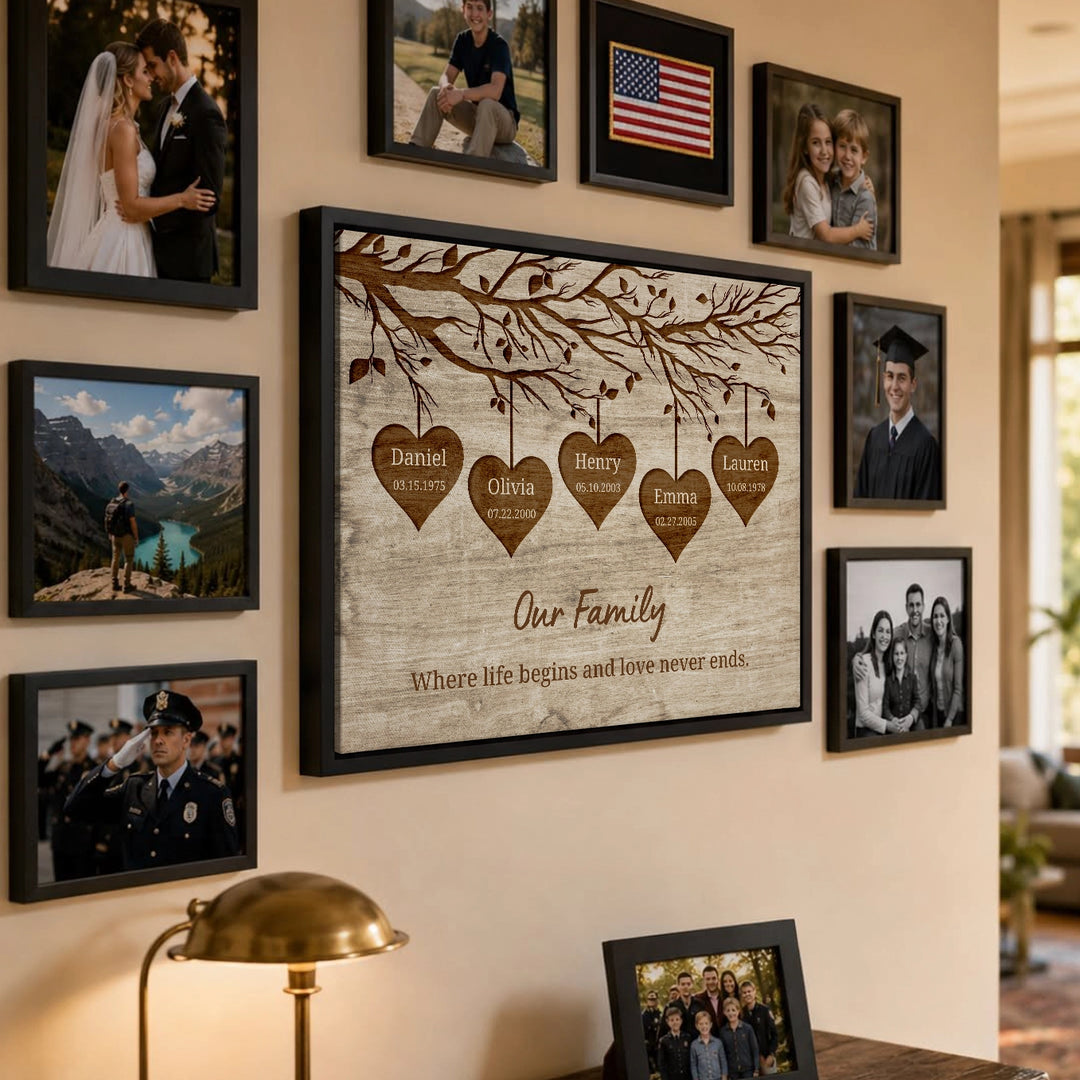 Personalized Canvas "Our Family"