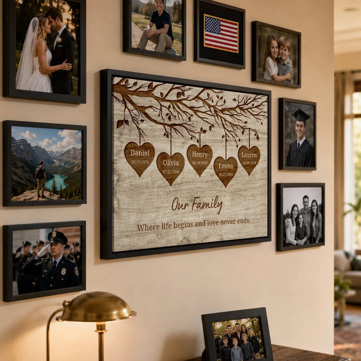 Personalized Canvas "Our Family"