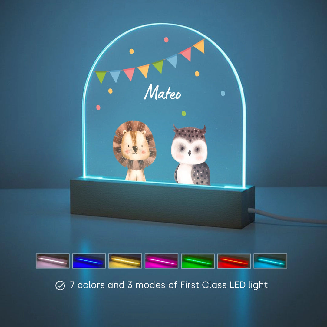 Personalized Night Light "Confetti"