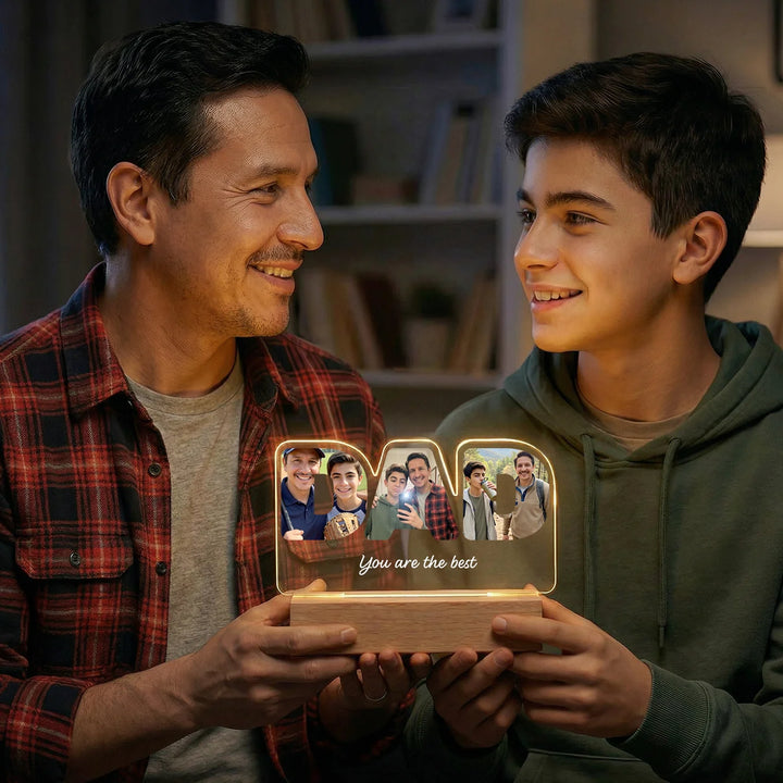 Personalized Acrylic Light "DAD"