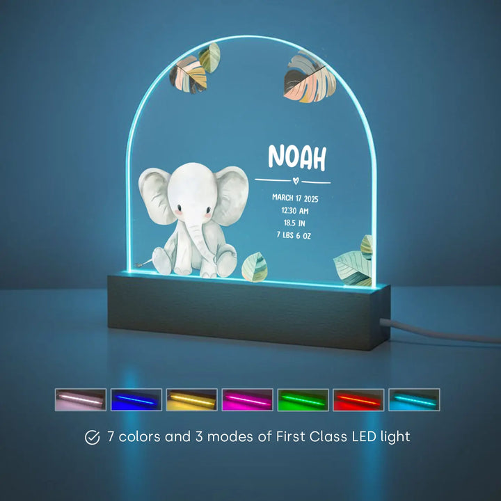 Personalized Night Light "Favorite Animal"