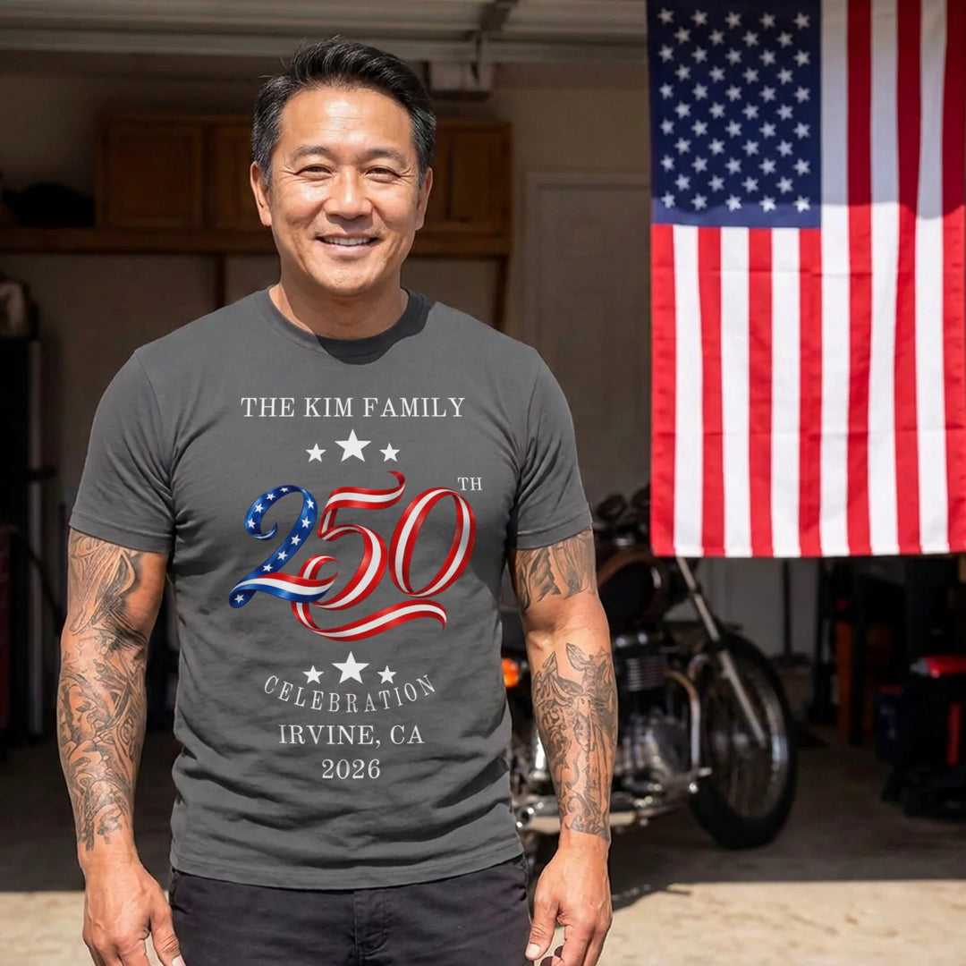 Personalized T-Shirt "250 Years Family"