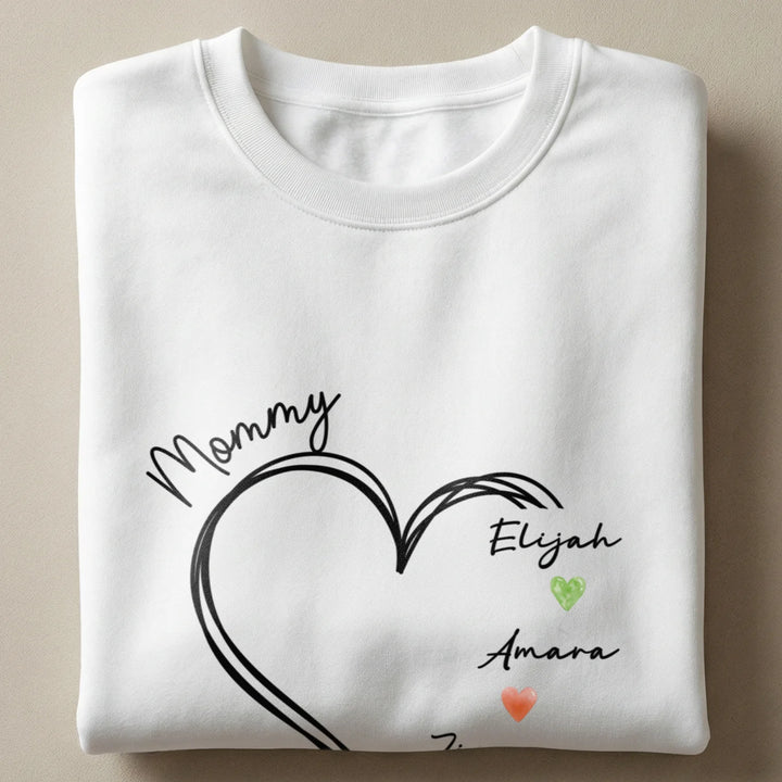 Personalized Sweater "Little Hearts"