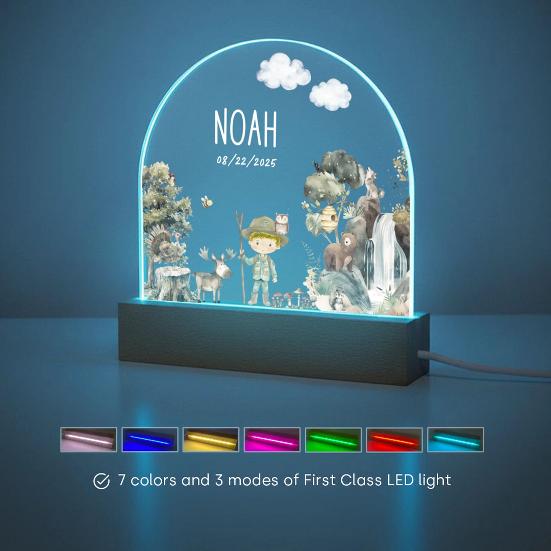 Personalized Nightlight "Wilderness"